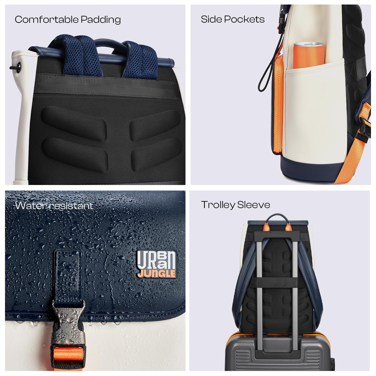 Urban Jungle by Safari, Zest Daypack 20 Liters, Water Resistant