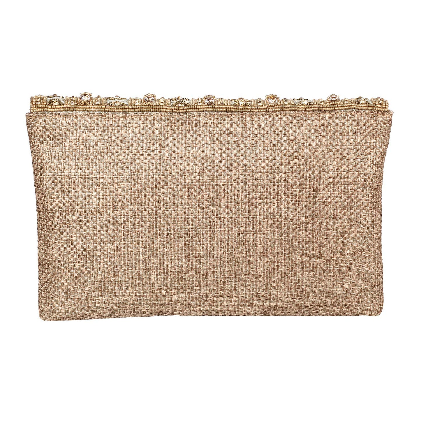 Metro Womens Synthetic Antic Gold Clutch (One Size)