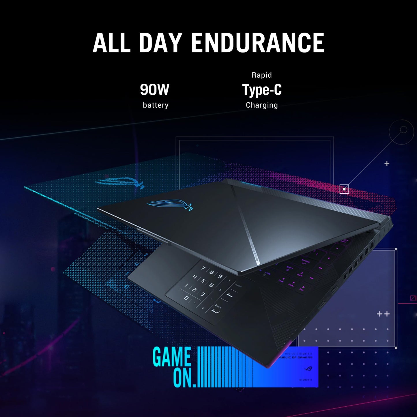 ASUS ROG Strix Scar 16 (2024), Intel Core i9 14900HX 14th Gen, 16"(40.64cm) 2.5K QHD+240Hz, Gaming Laptop (32GB DDR5/2TB SSD/12GB RTX 4080/Win11/Per-Key RGB/90WHr/Black/2.65Kg),G634JZR-CM932WS