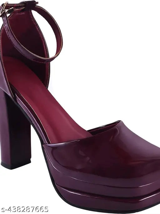 Selfiee Fabulous Attractive Perfect for Every Occasion Block Heel Sandal for Women And Girls