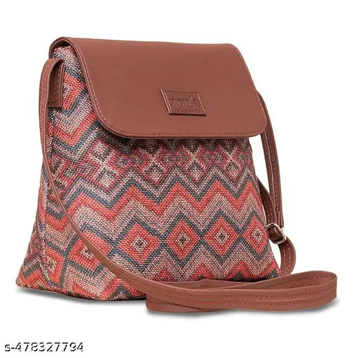Zouk Gwalior Weaves Flap Sling Bag