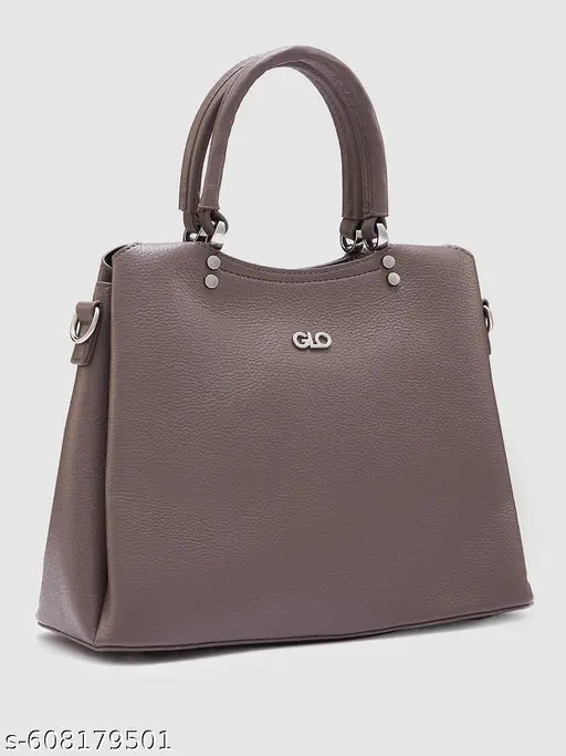 Globus Women Dark Grey Textured Casual Handheld Bag