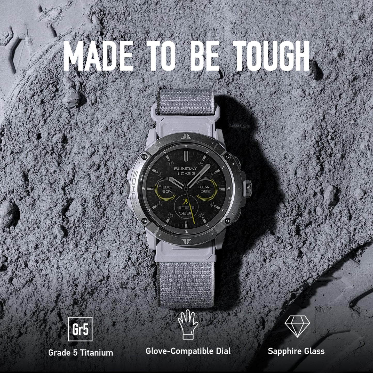 COROS VERTIX 2S GPS Adventure Watch Moon