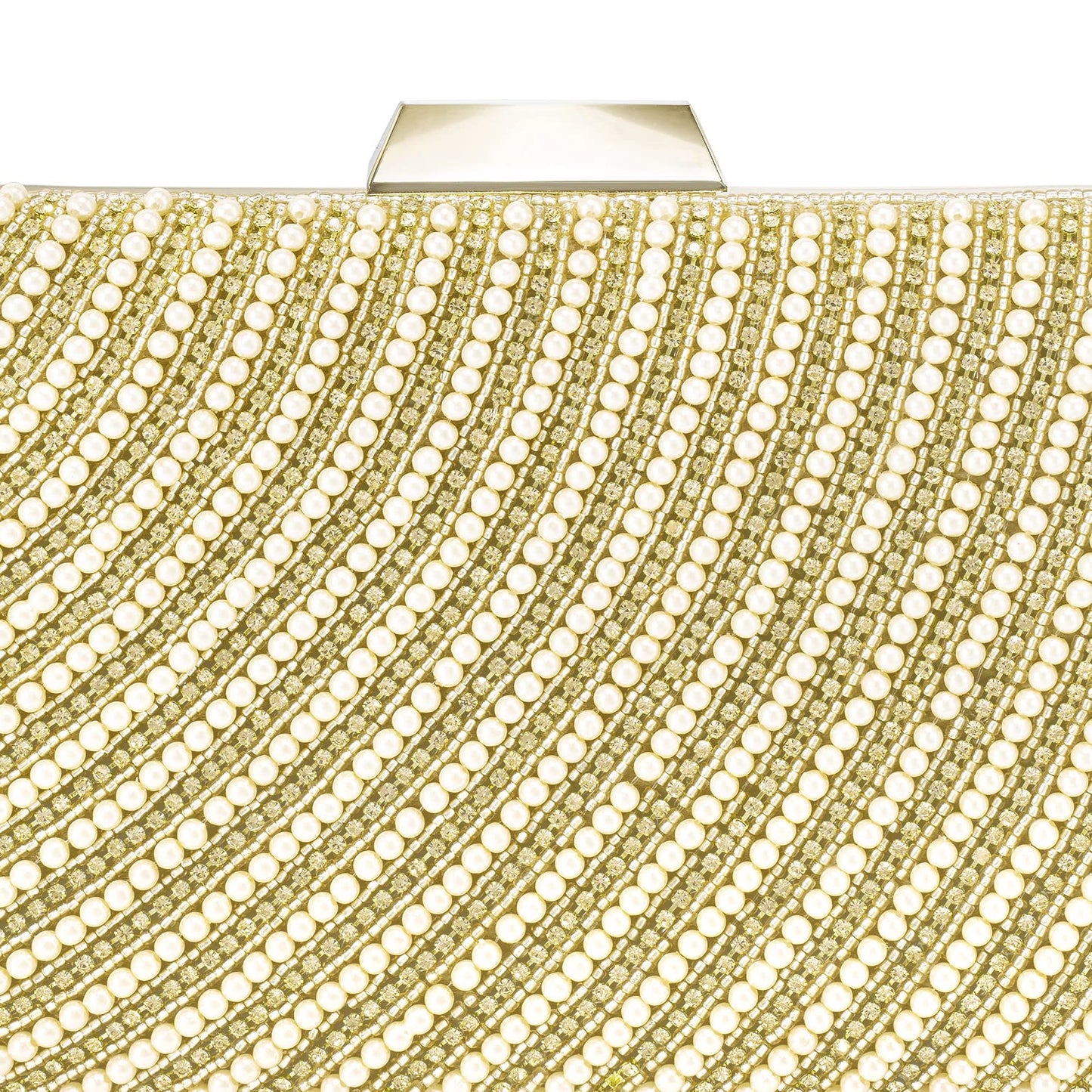 Peora Clutch Purses for Women Wedding Handmade Evening Handbags Party Bridal Clutch(C41G)