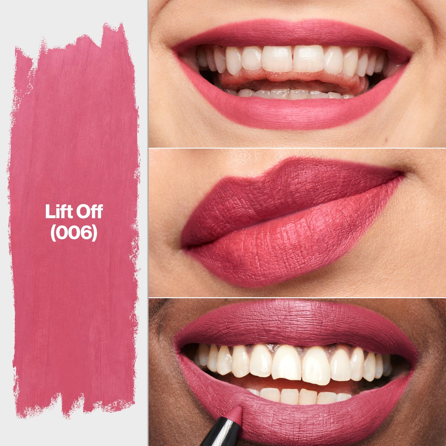 Revlon ColorStay Matte Lite Crayon Lipstick with Built-in Sharpener, Smudgeproof, Water-Resistant Non-Drying Lipcolor