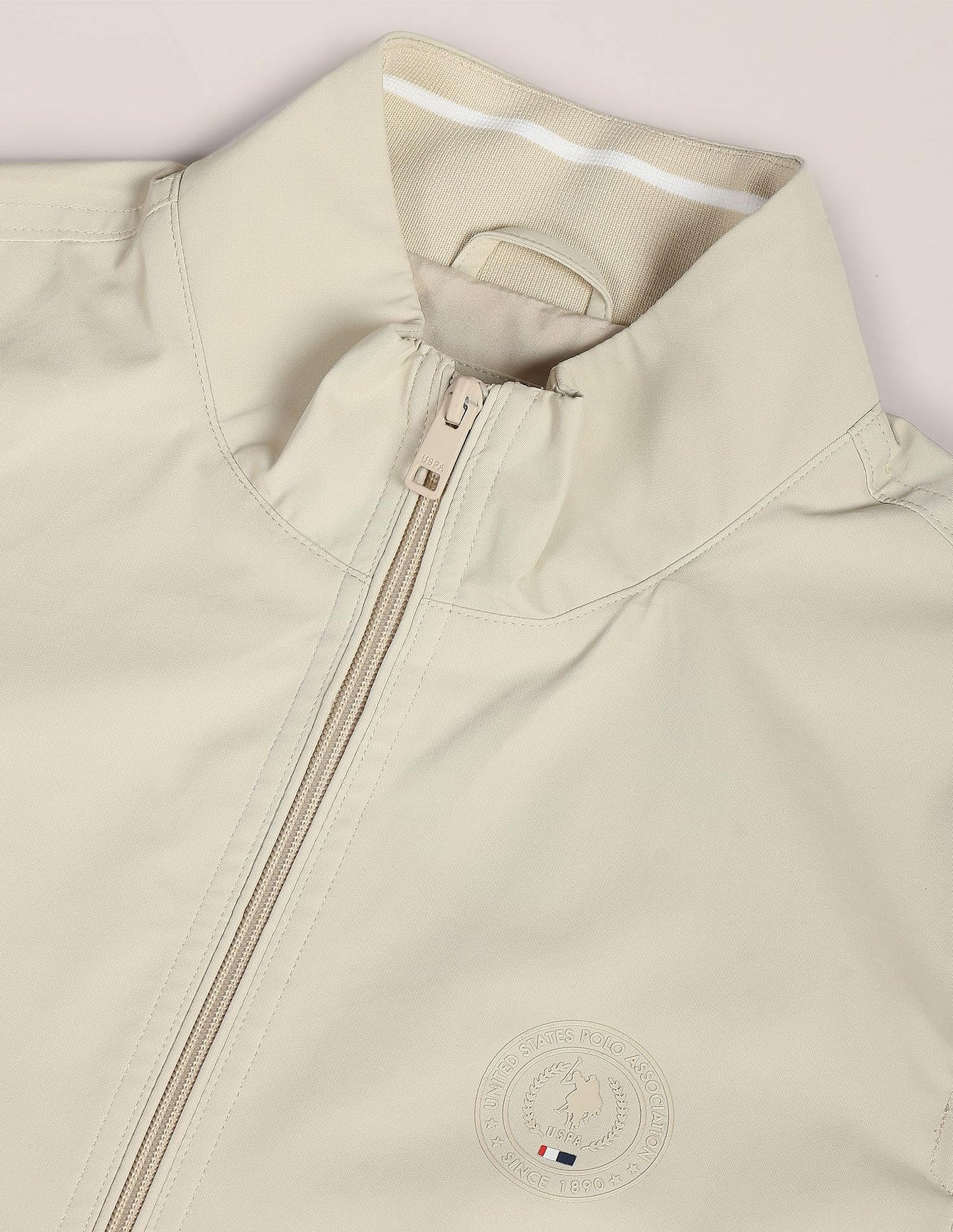 U.S. Polo Assn. Men's A-Line Coat (USJCK0380_Beige