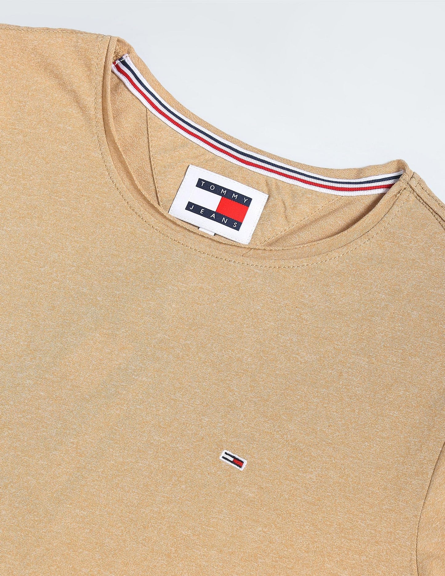 Tommy Hilfiger Mens Beige Color T-Shirt (S)