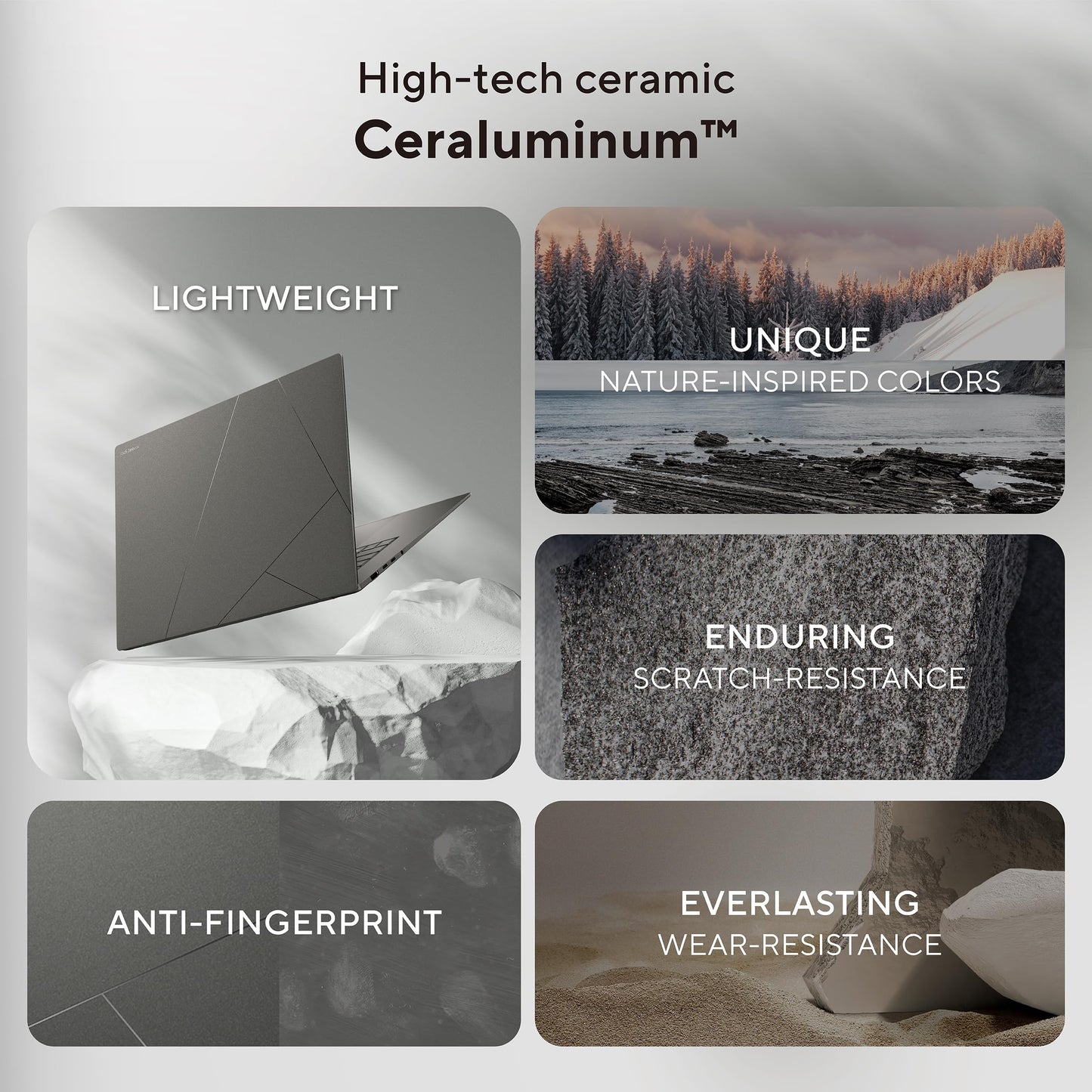 ASUS Zenbook S 14,Intel Core Ultra 7(Series 2),Copilot+ AI PC(Intel Arc iGPU/47TOPS/32GB/1TB/3K OLED Touchscreen/14"/Windows 11/M365 Basic(1Year)*/Office Home 2024/Zumaia Gray/1.20kg)UX5406SA-PZ7761WS