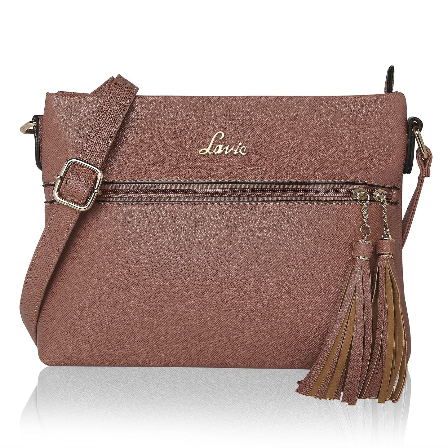 Lavie womens Western D PINK Sling Bag, M (SIFD167238N3)