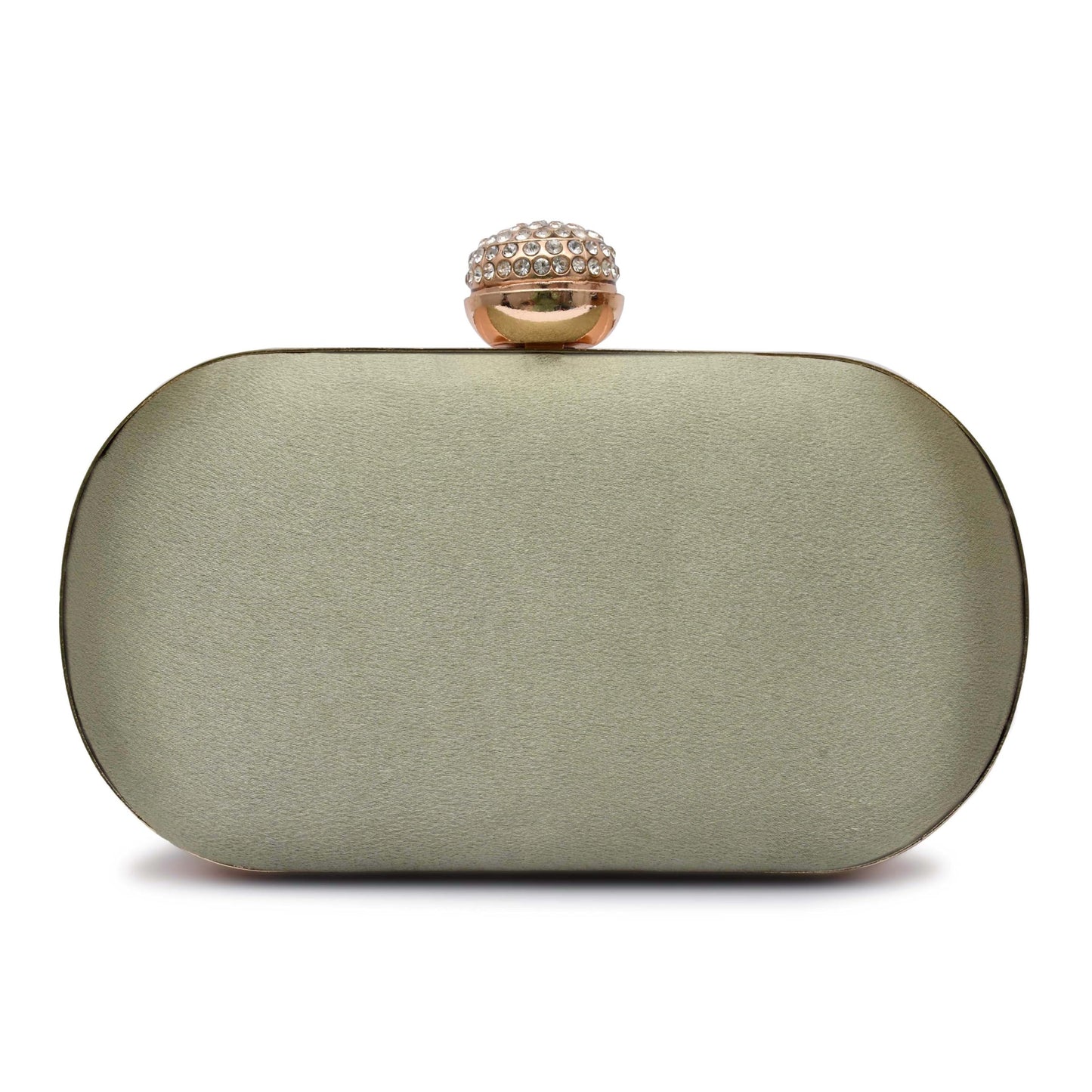 For The Beautiful You Green Embroidered Women's Clutch (cp-128)