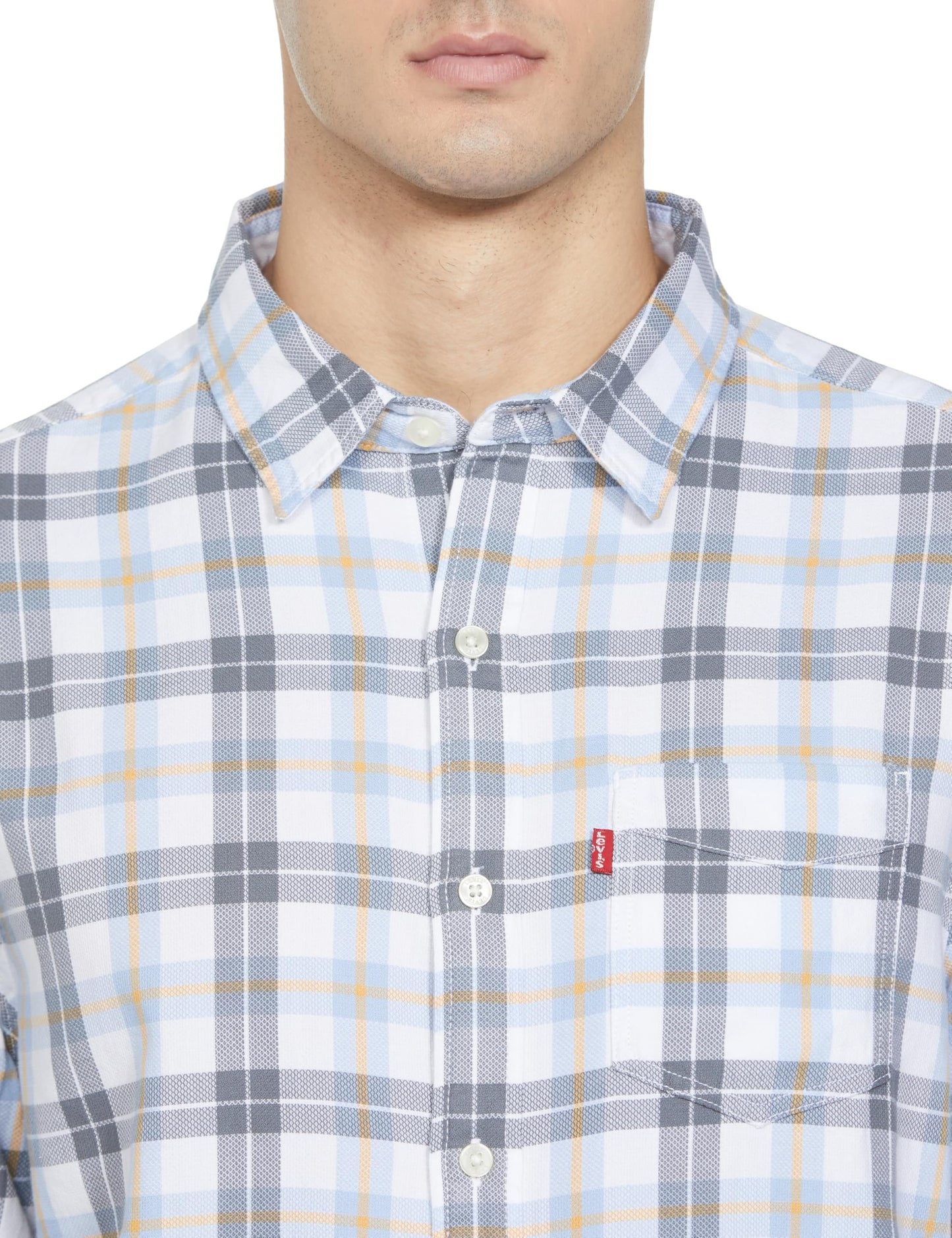 Levi's Men's Slim Fit Shirt (32907-0551_Multi