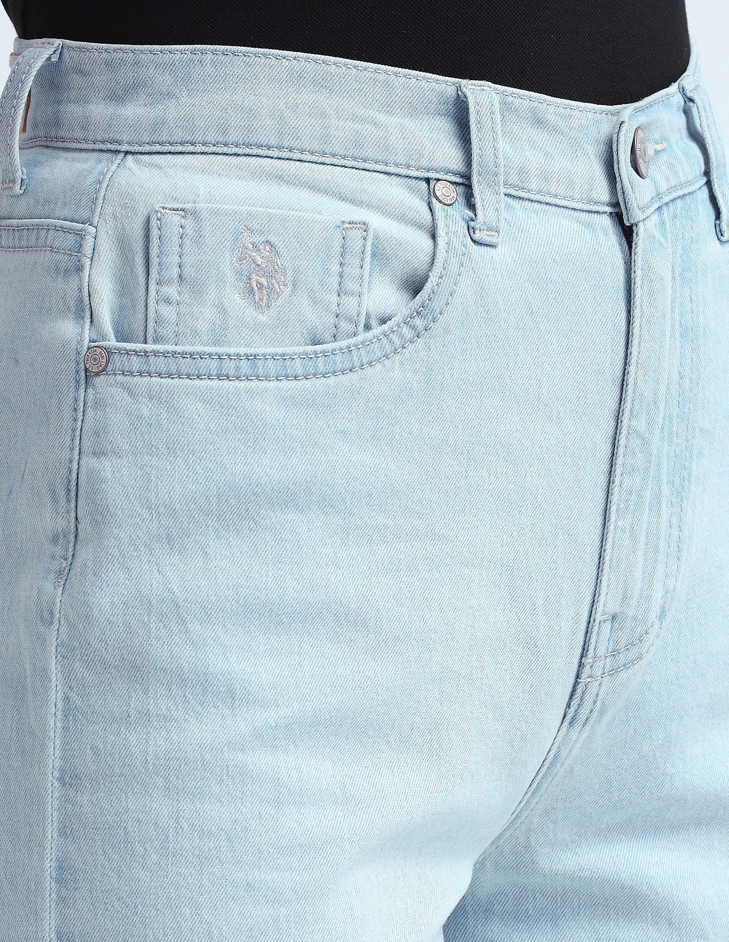 U.S. POLO ASSN. Women's Loose Jeans (UWAW24JEN145_Blue