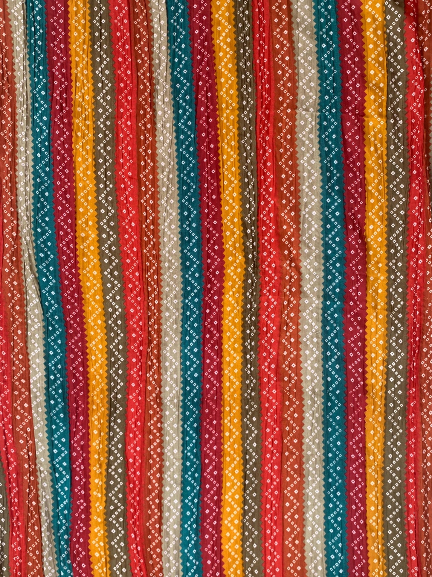 AKSHADEEP Women's Cotton Blend Bandhani Print Nude Dupatta with 2.20 Meters | Women’s cotton printed dupatta with tassels -Bandhani-16