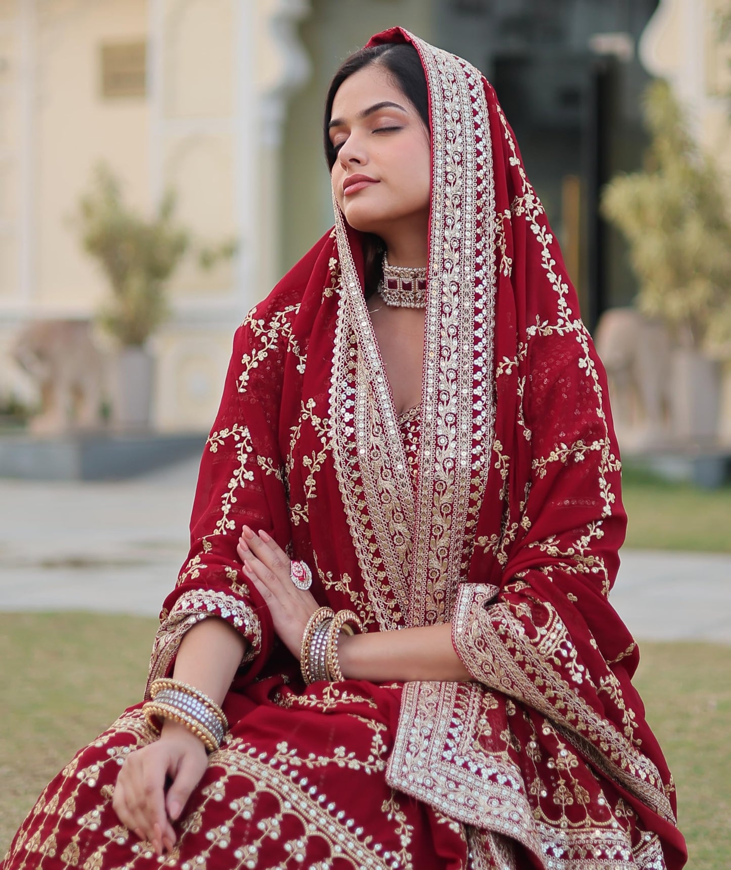 Fashion Basket Faux Blooming With Heavy Sequins Zari Embroidered work Lehenga Choli Set for Women