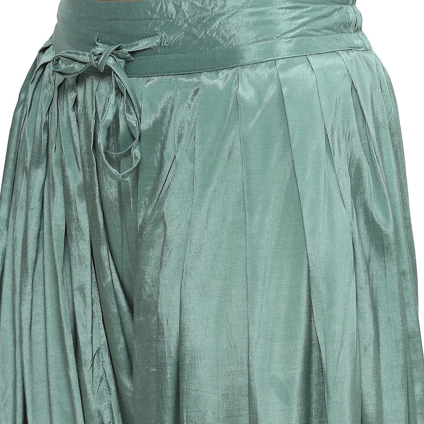 BIBA Cotton Blend Women Embroidery Relaxed Salwar Kurta Dupatta(Skdkiran8469_Sap Green_38)