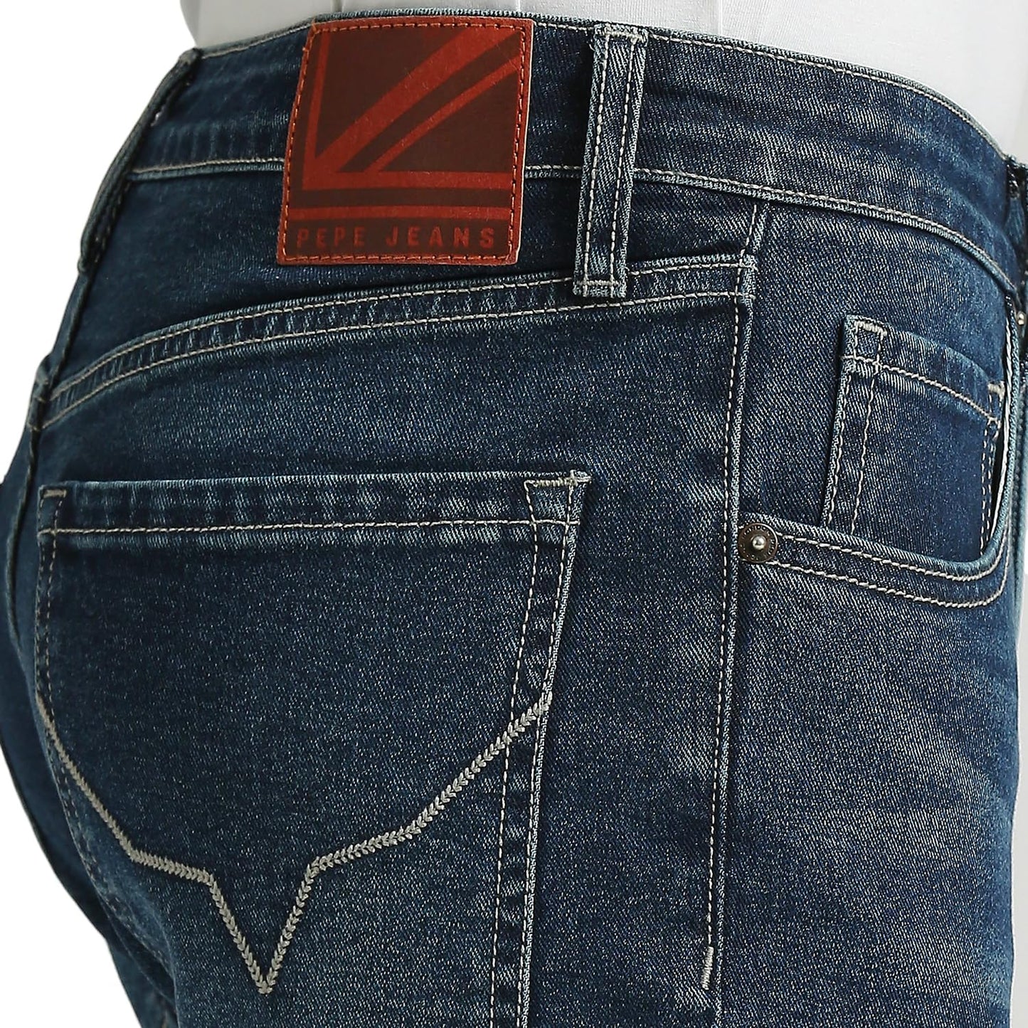 Pepe Jeans Men's Low Rise Tapered Fit Jeans Med Used