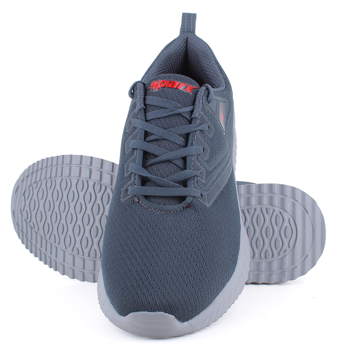 SPARX Men SM-727 Mallard Grey Red Sports Shoes (SX0727GMYRD0006)