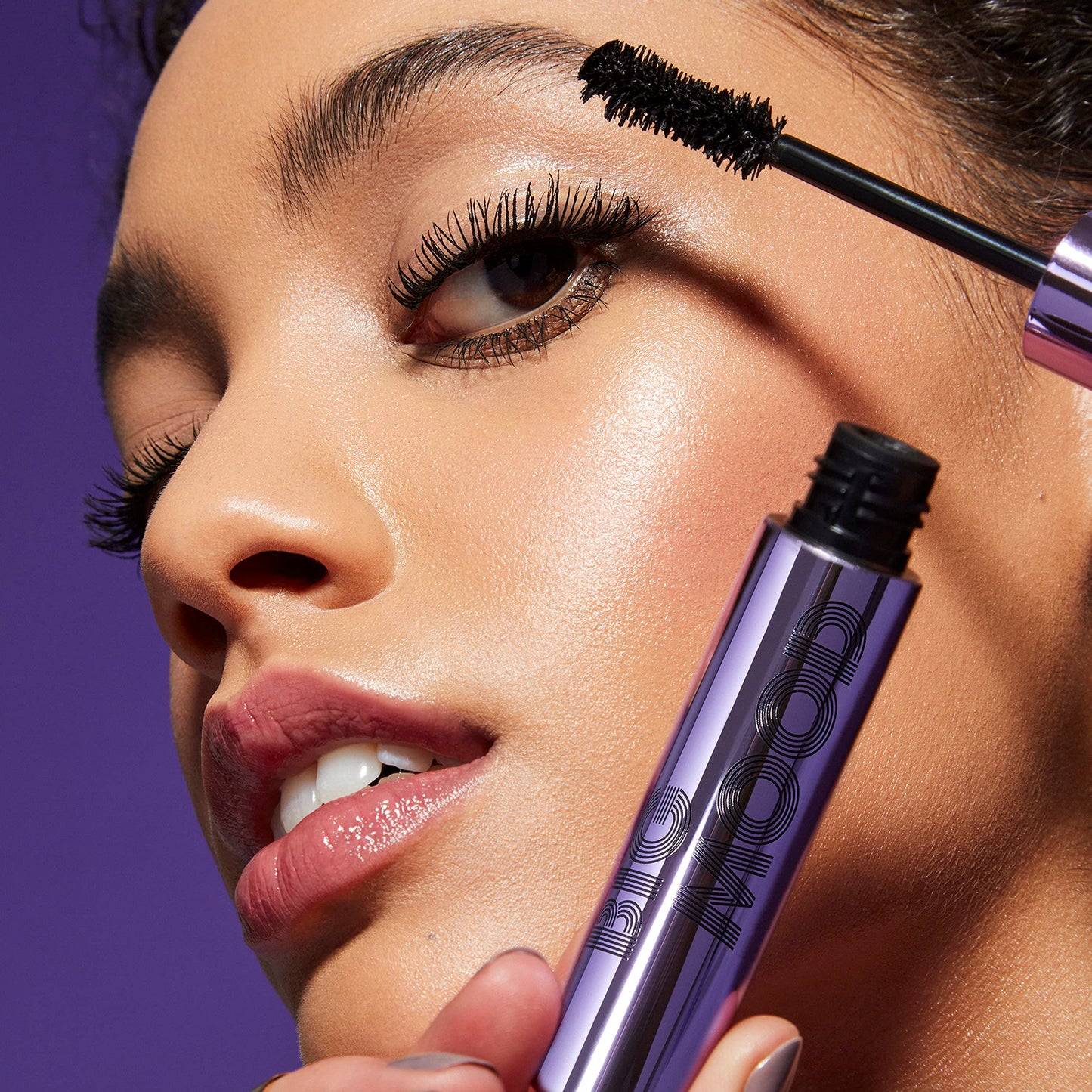 e.l.f. Big Mood Mascara, Instantly Creates Long-Lasting, Bold & Lifted, Voluminous Lashes, Infused with Jojoba Wax, Deep Brown, 0.30 fl Oz