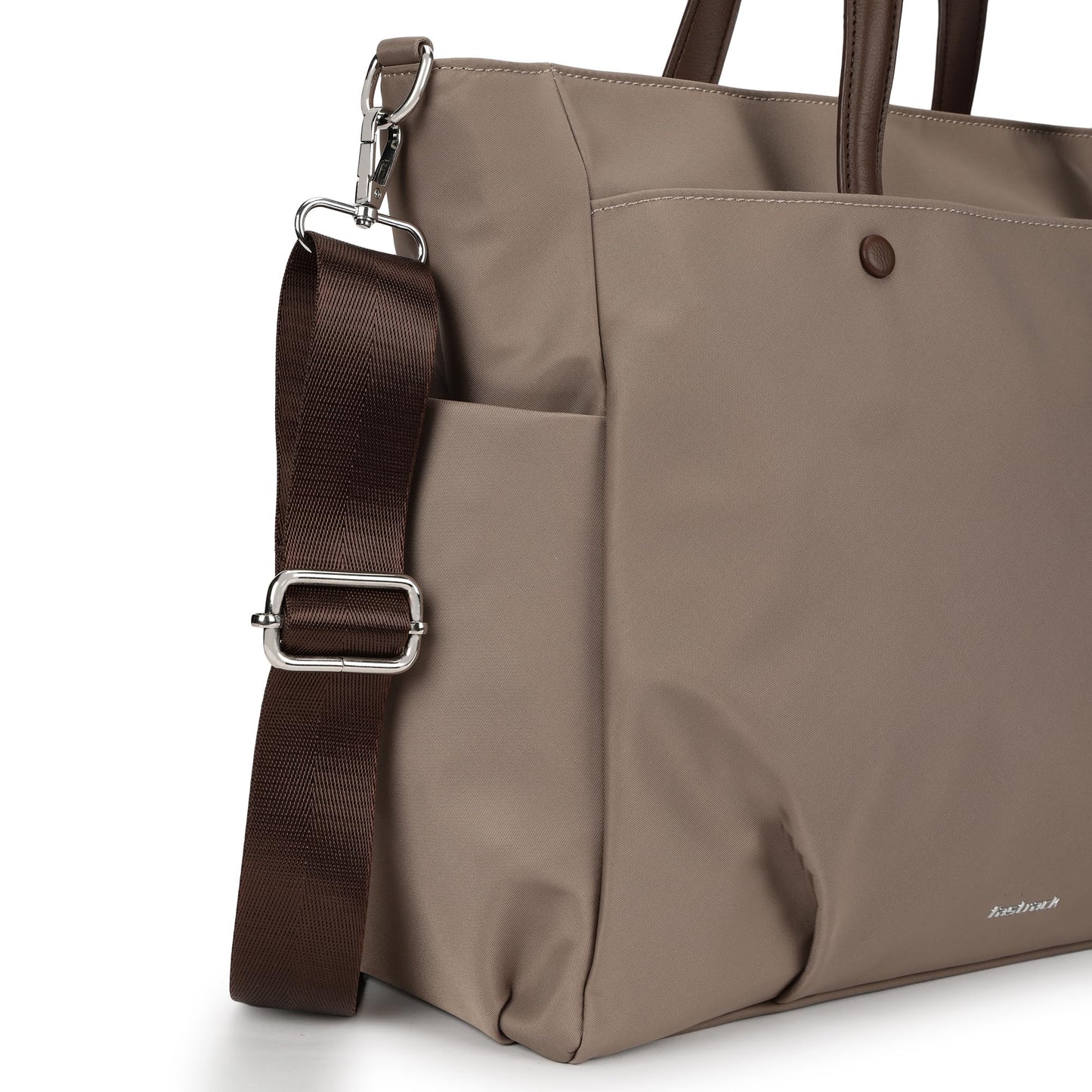 Nylon Edge Laptop Tote | Laptop Bag for Women & Men | Dual Carry Options | Fits 15" Laptop | Nylon Material