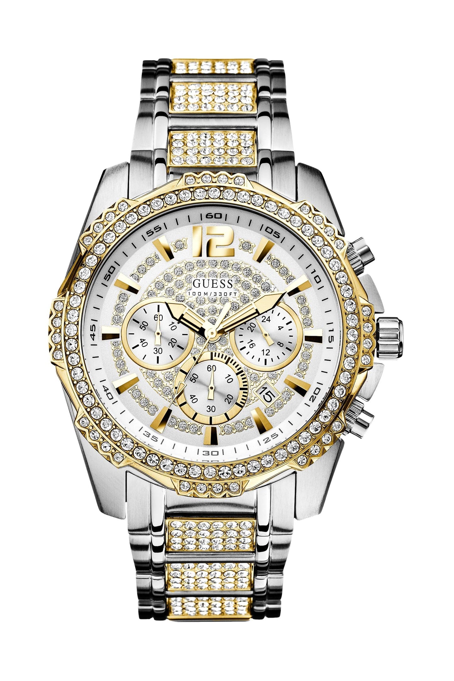GUESS Analog White Dial Men's Watch-U0291G4M