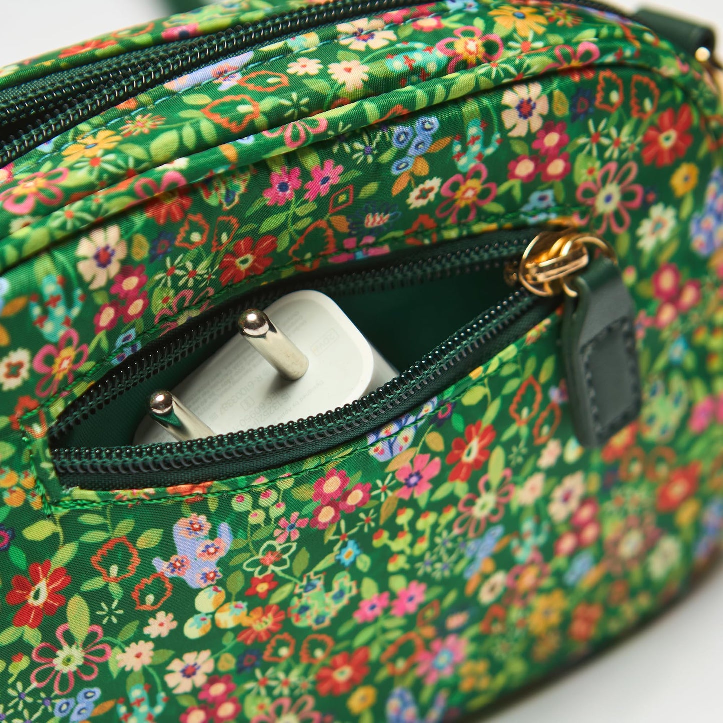 Chumbak Shehar Mini Sling - Bloomscape, Digital Nomad, Phone Sling Bag for Women and Girls, Crossbody Pocket Purse Bag, Adjustable Strap, Mini Makeup Pouch