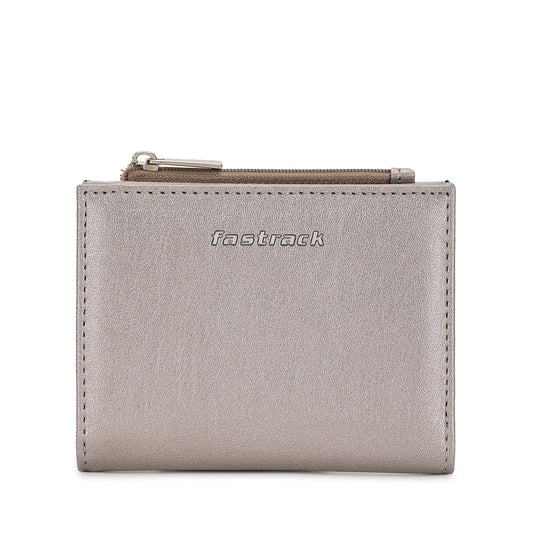 Fastrack Women's Two-Fold Wallet | Multiple Card Slots, Cash Slots, Zip Coin Pocket | Compact & Organized | 6 Months Warranty