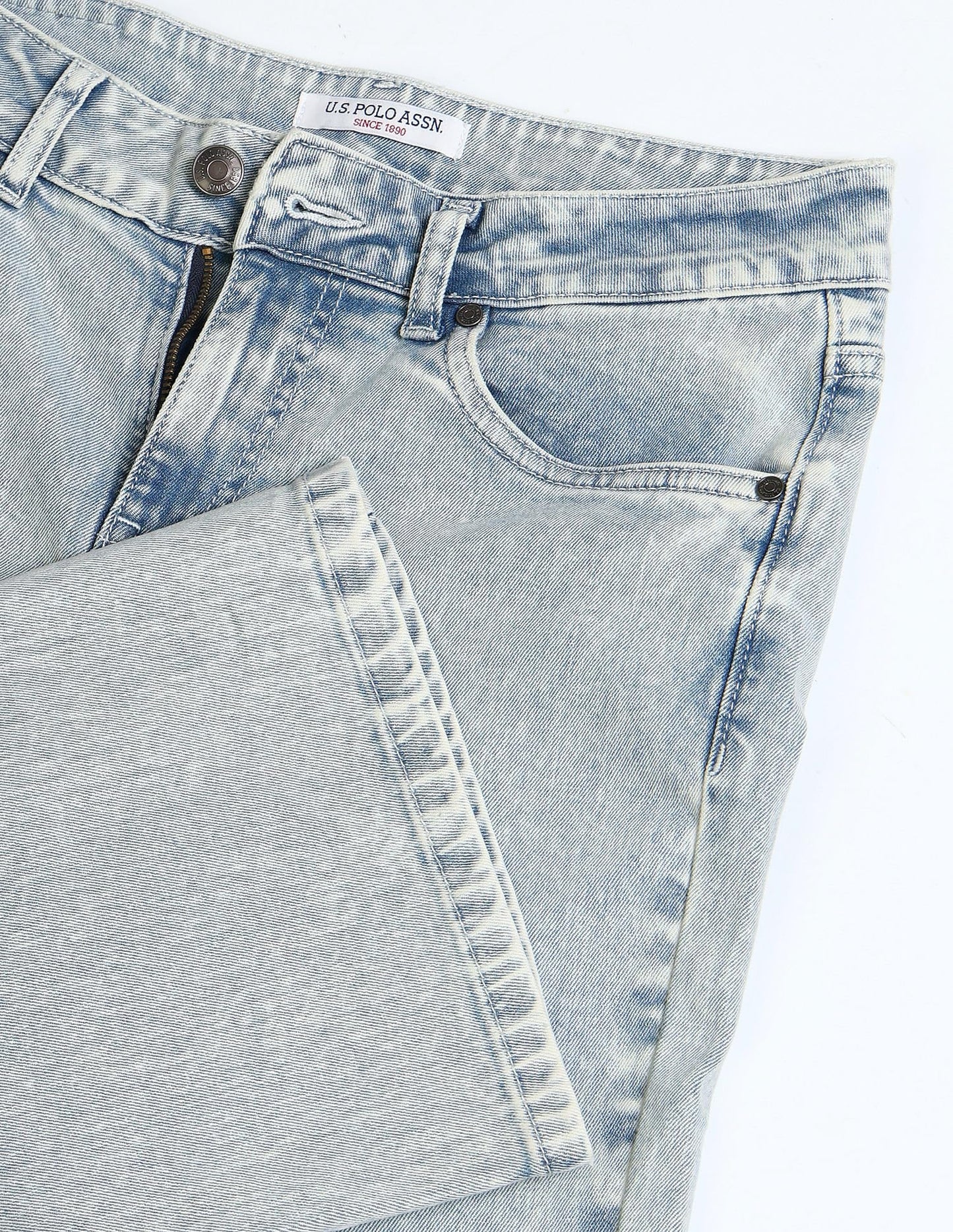 U.S. POLO ASSN. Mid Rise Boot Cut Jeans (UWAW24JEN265_Blue_28)