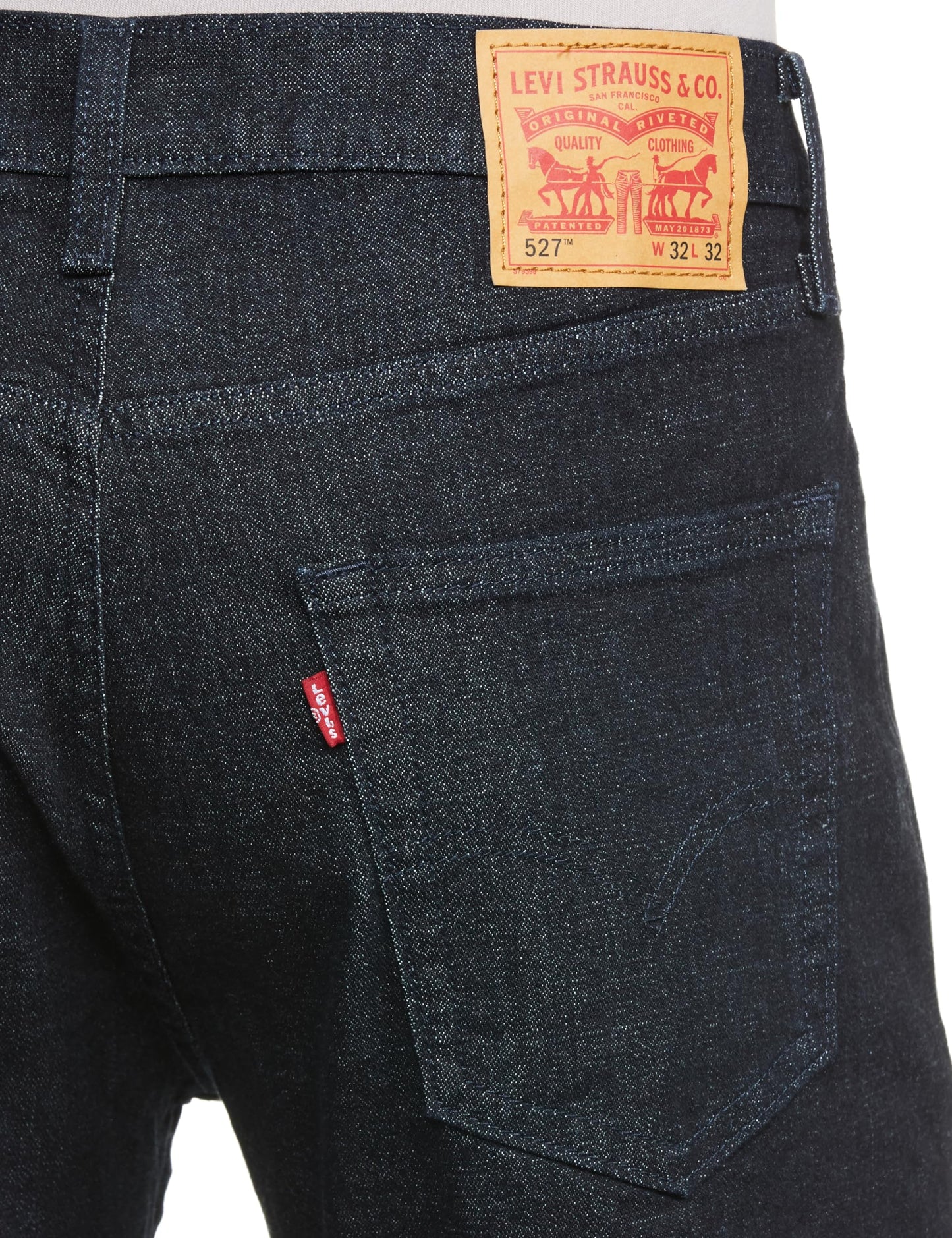 Levi's Men's Mid Rise Fitted Jeans (A6634-0029_Navy