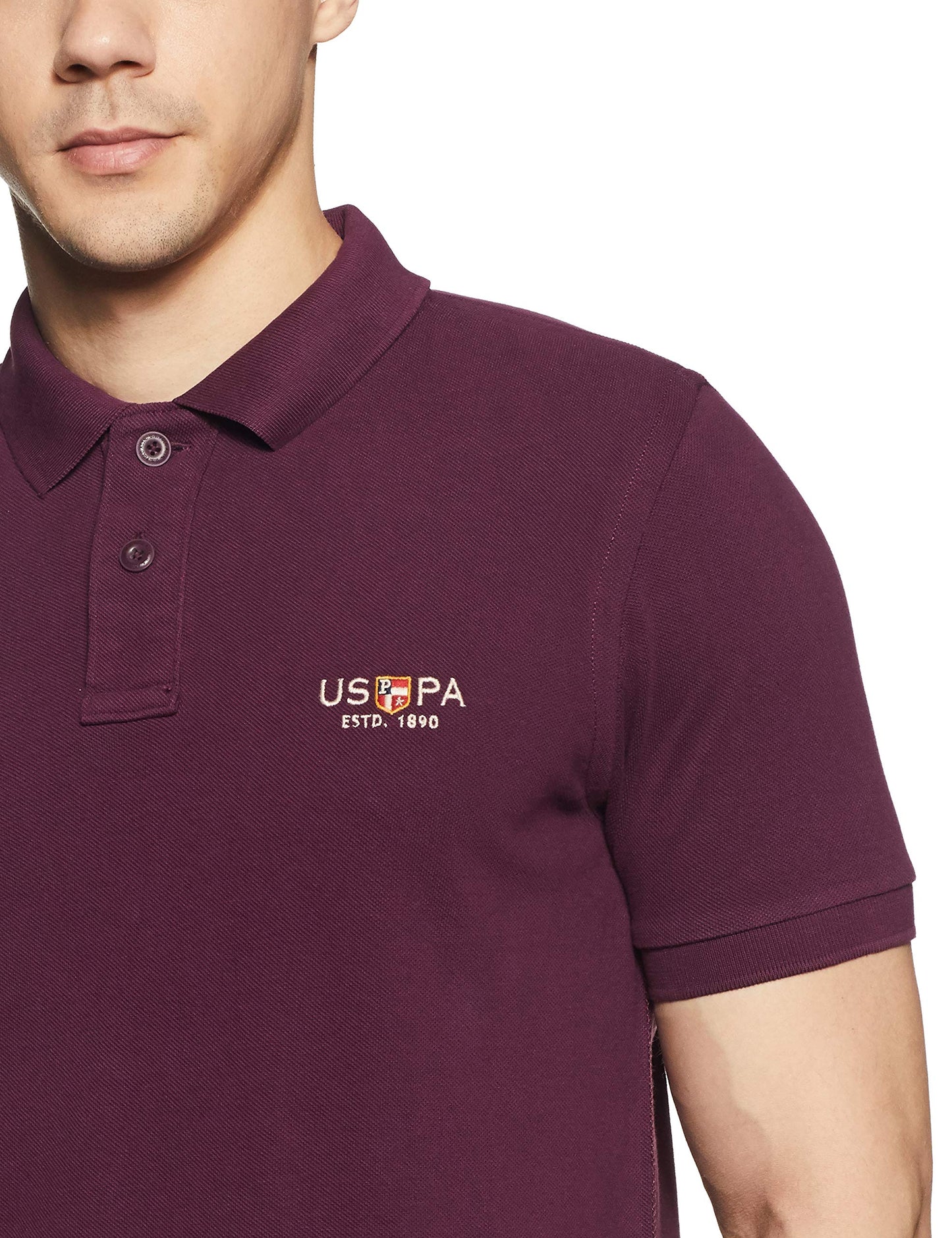 U.S. POLO ASSN. Men's Regular Fit T-Shirt (USTS5801XXL_Italian Plum_Italian Plum_2XL)