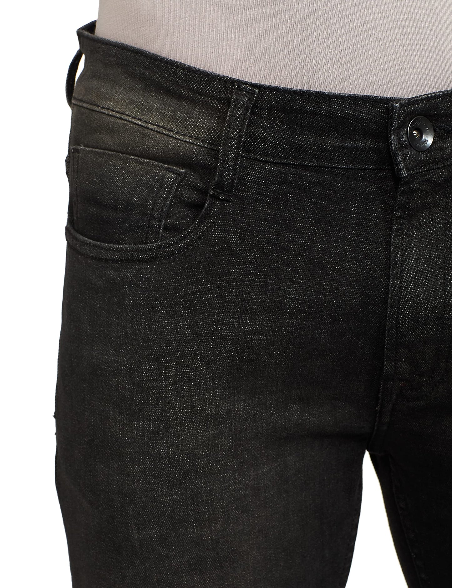 Pepe Jeans Mens Straight Jeans (PM206800A541_Black 1_38)