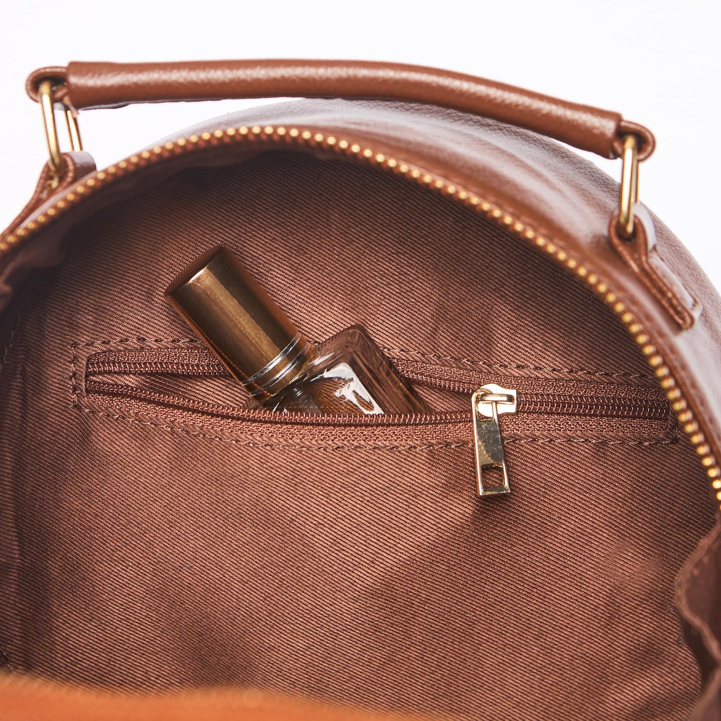 Chumbak Vienna Crossbody Bag, 2.2L, Tan, PU Outer with Polyester Lining, Stylish Small Sling Bag for Women, Kashmir Trails Collection