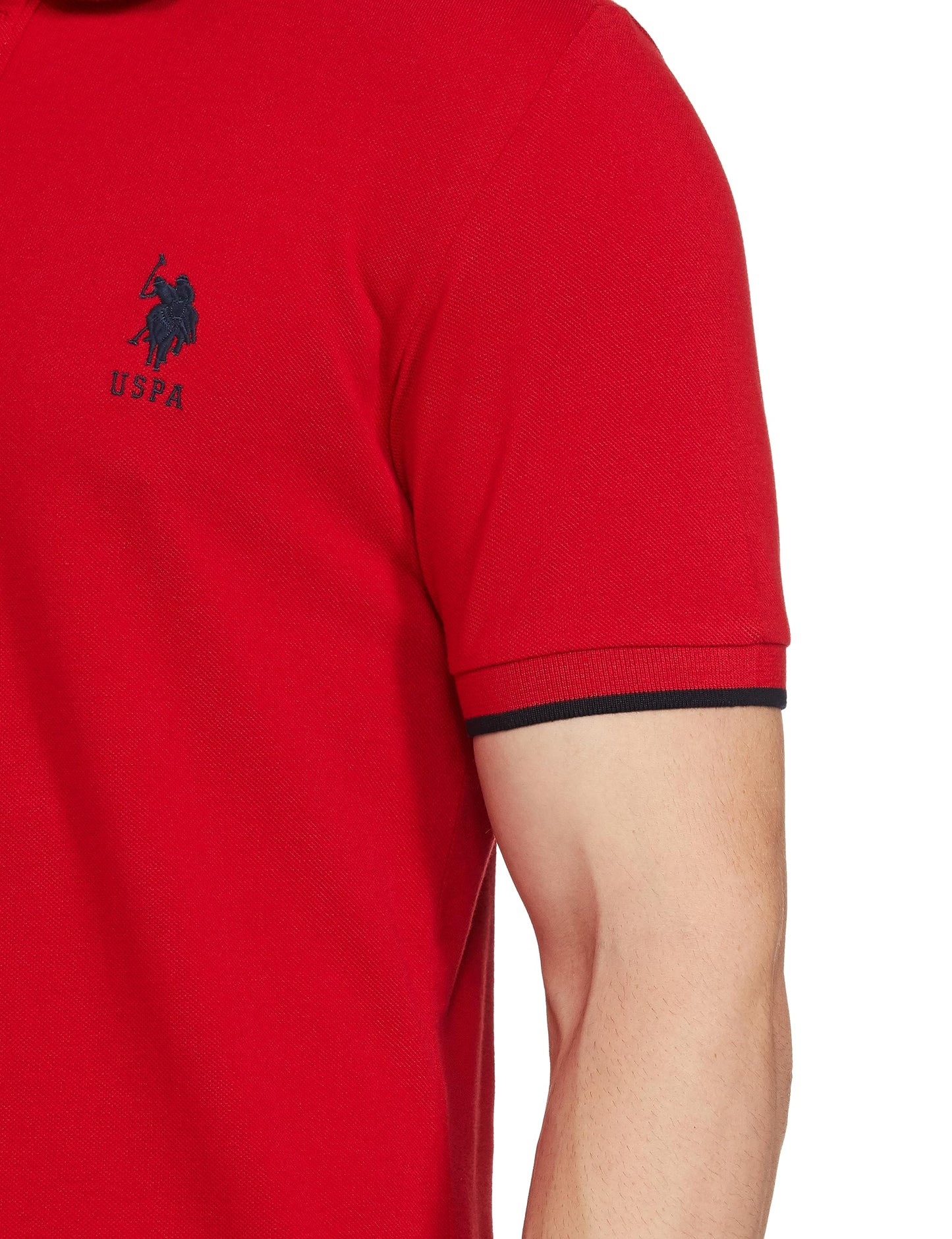 U.S. POLO ASSN. Men's Regular Fit T-Shirt (USTSHS1534_Red_2XL)