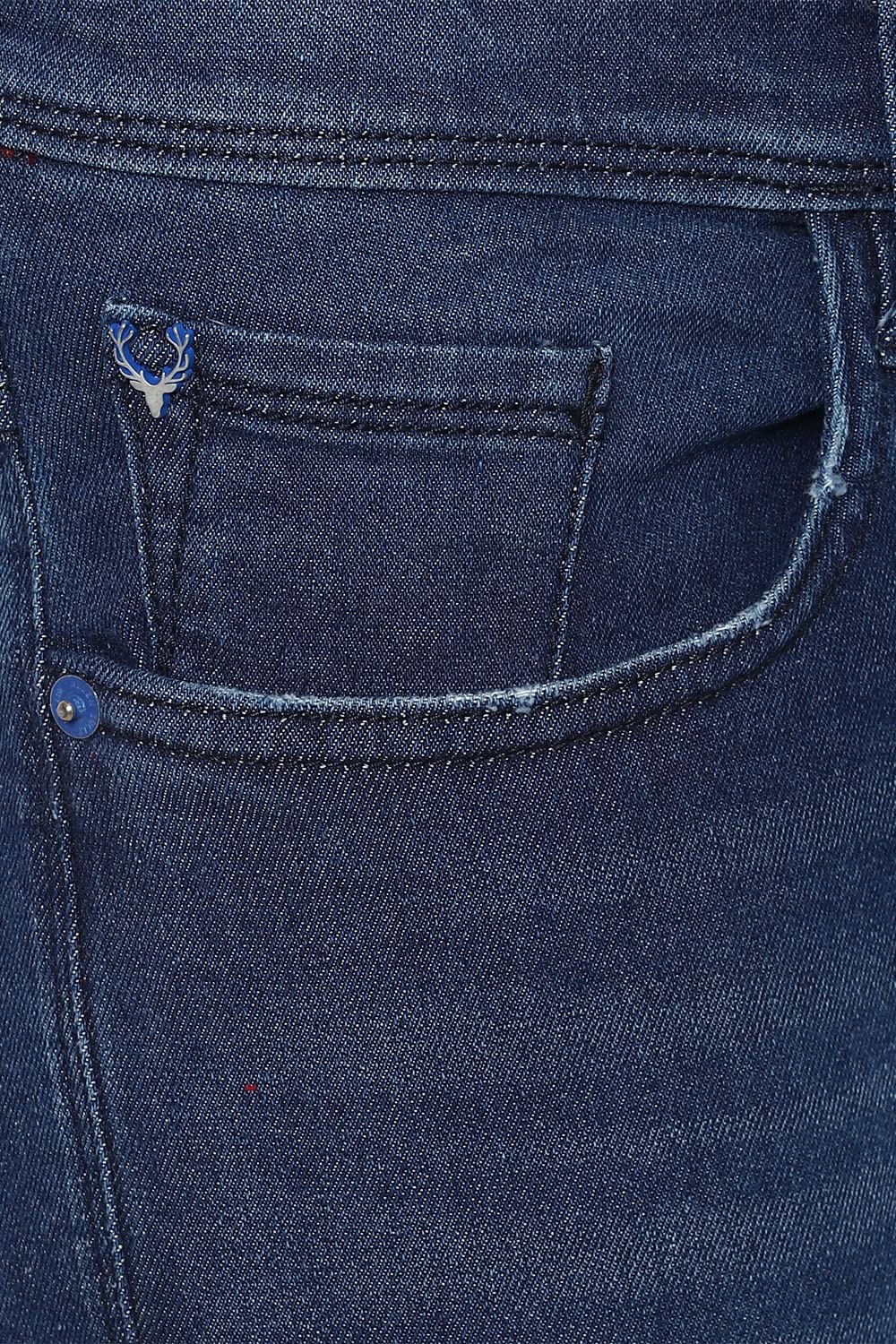 Allen Solly Men's Slim Low Rise Jeans (ALDNVSKFV81991_Medium Indigo_34)