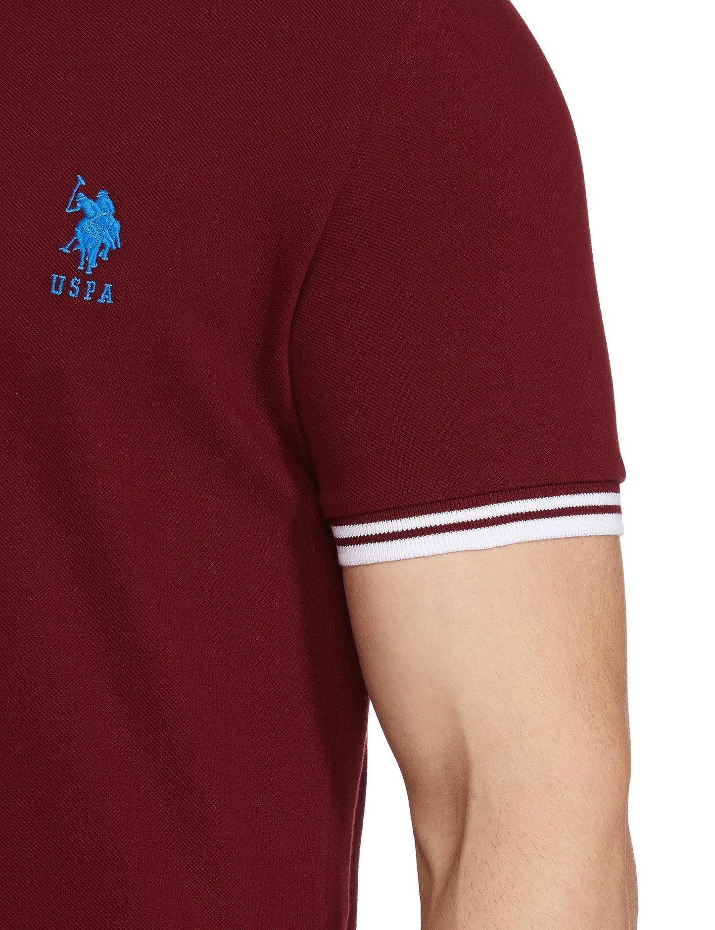 U.S. POLO ASSN. Men's Regular Fit T-Shirt (USTSHS1543_Maroon_XL)