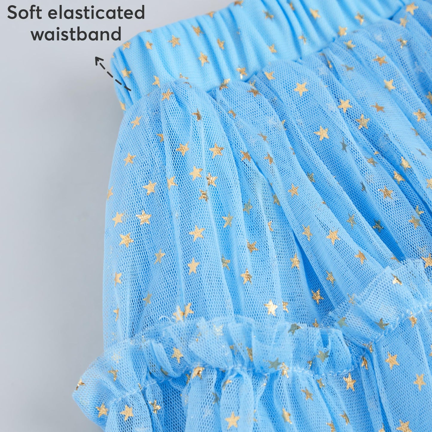 Hopscotch Girls Blue Tulle Skirt (6-7 Years)