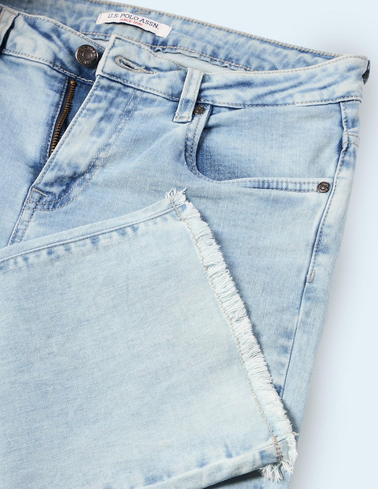 U.S. POLO ASSN. Women's Loose Jeans (UWAW24JEN172_Blue