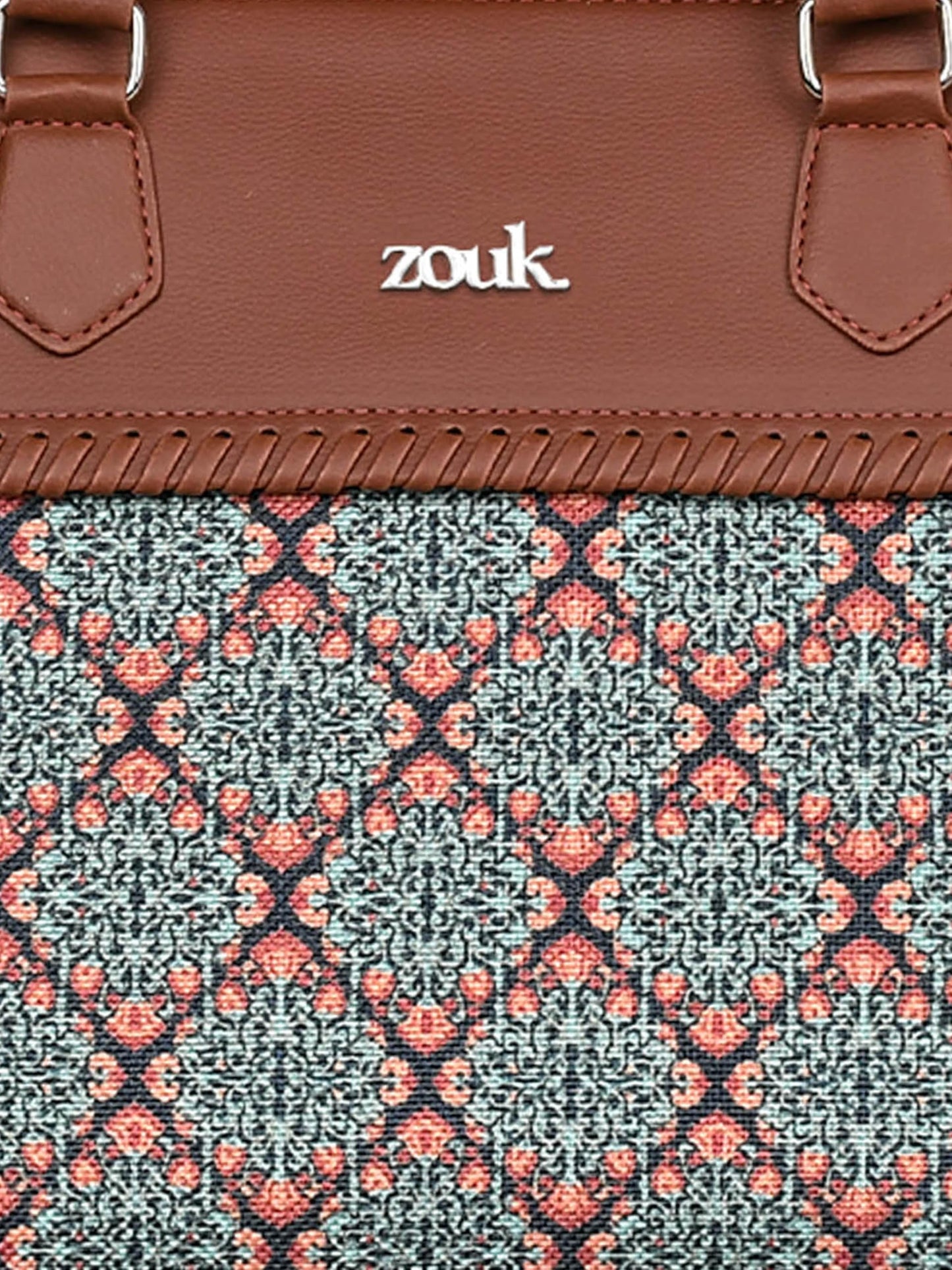 ZOUK Statement Business Bag | Stylish Handbag for Women Office Use | Tote Bags for Woman | Fits 14 Inch Laptop | Water-Resistant | Big Size | Aesthetic Purse | Kolkata Nouveau
