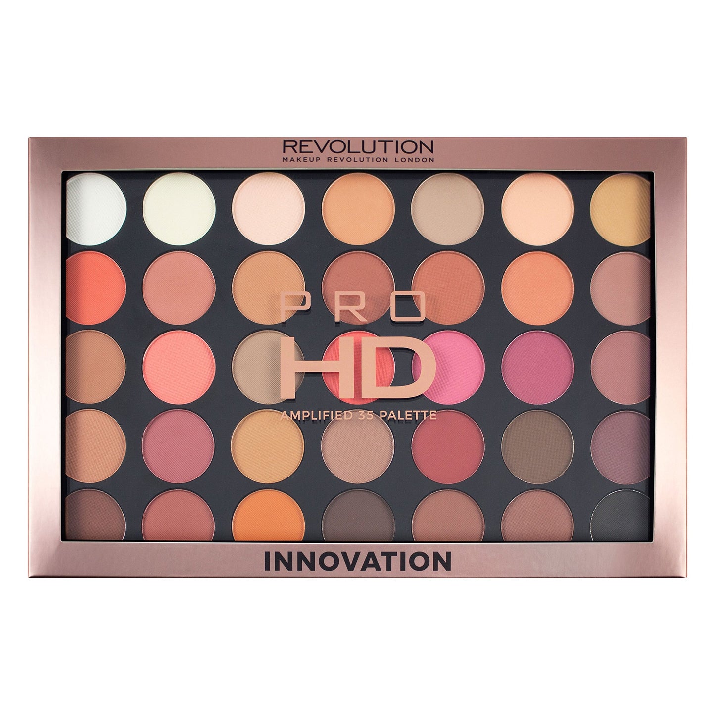 Makeup Revolution Pro HD Amplified 35 Palette (Eyeshadow), Innovation, 28g