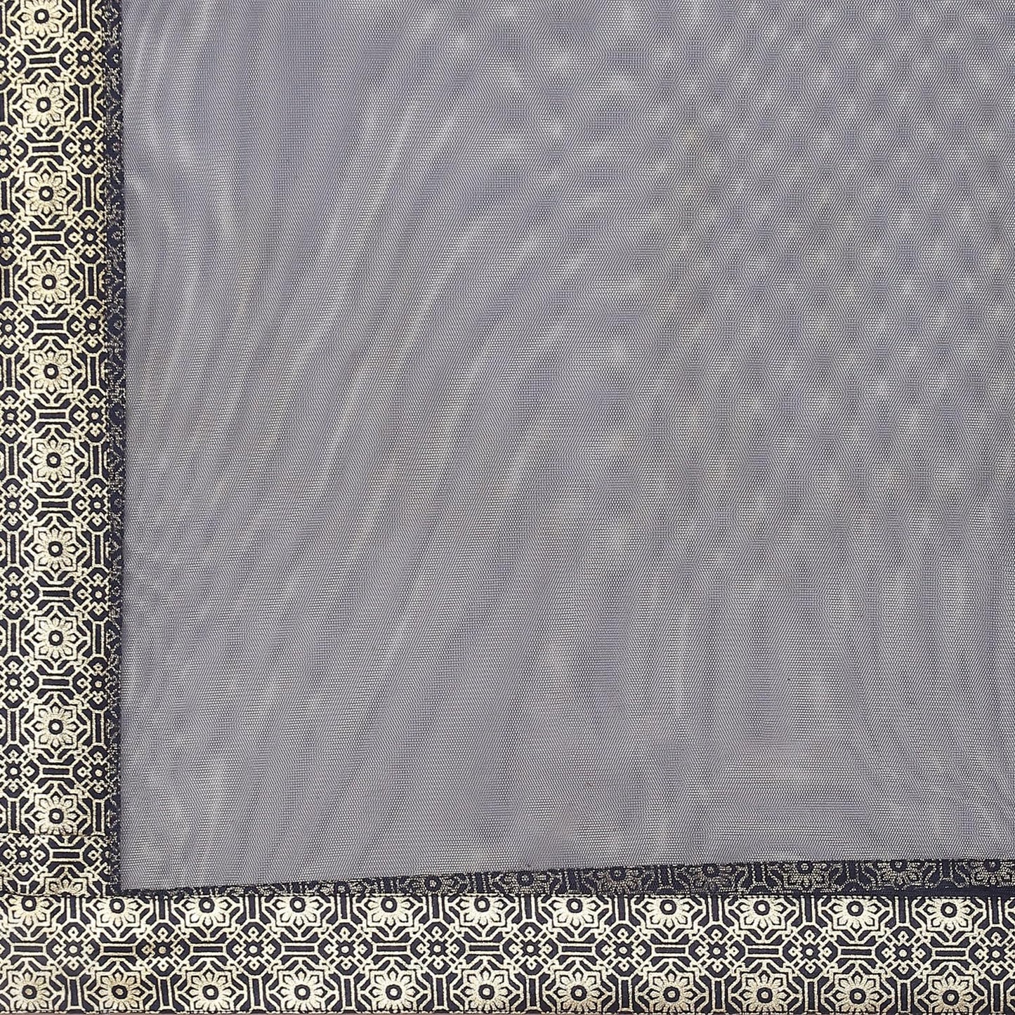 BIBA Women Printed Straight Polyester Readymade Lehenga Set (Skdassorted8935_Navy Blue_42)