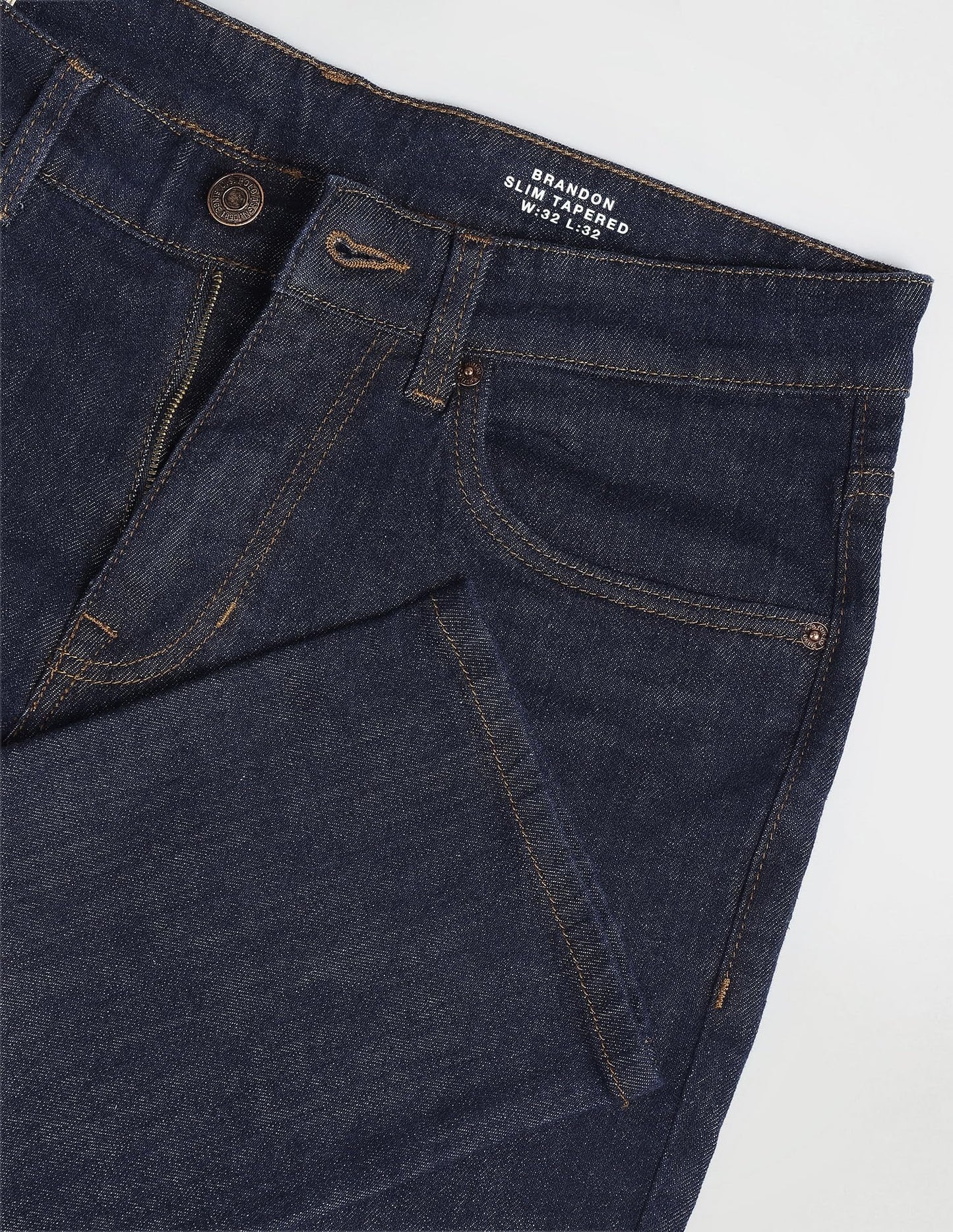 U.S. POLO ASSN. Men's Slim Mid Rise Jeans (UDJENO1281 Blue,30