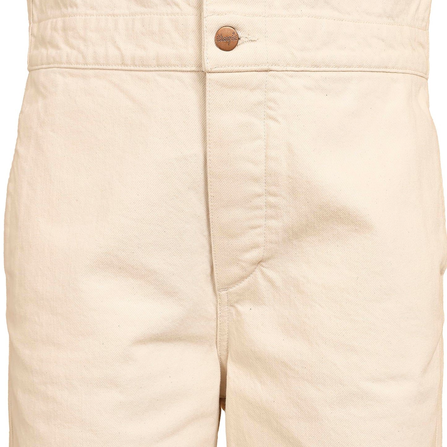 Wrangler Women's Solid White Classic Regular Fit Jumpsuit