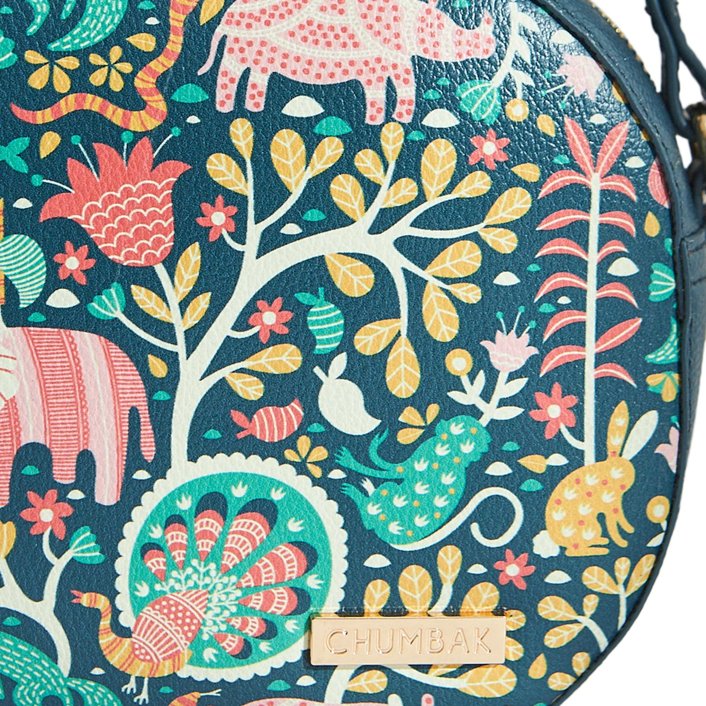 Chumbak Crossbody Sling Bag for Women | Stylish Printed Canvas Box Sling bag | Multipurpose Daily use Bag for Office/College/Travel