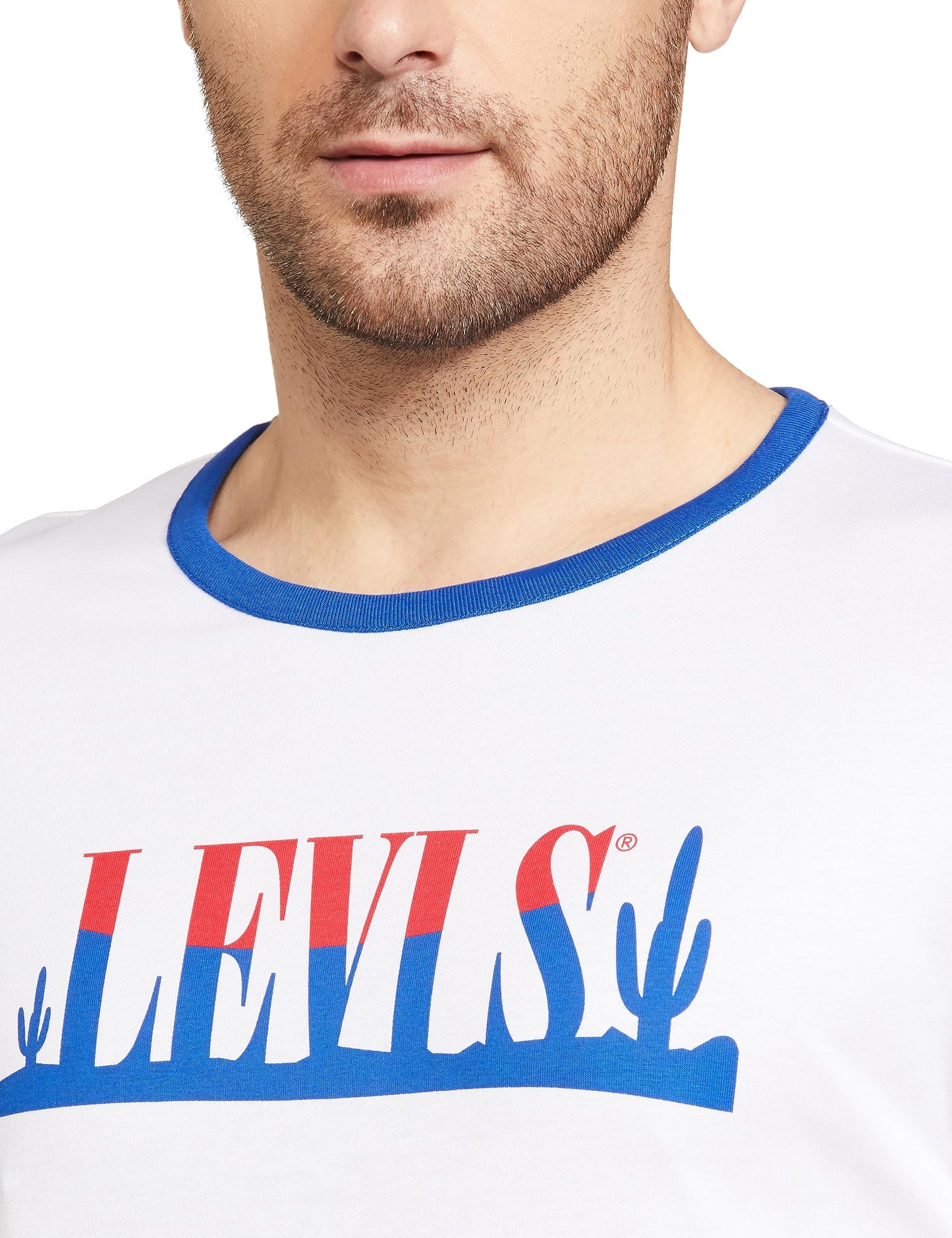 Levi's Men's Regular Fit T-Shirt (16961-0294_White