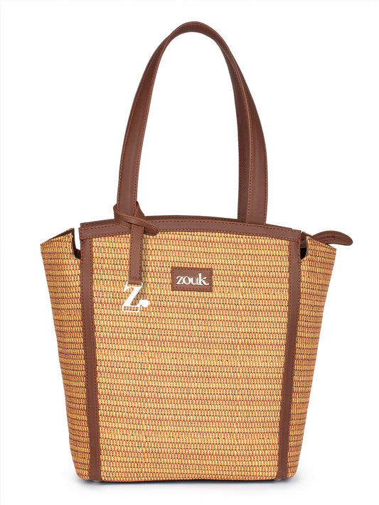 ZOUK Rhea Kapoor Adira Tote Bag for Women | Stylish Handbag for Woman | Premium Tote Bags | Purse Handbag | Big Size Stylish Hand Bags | Bombay Macrame