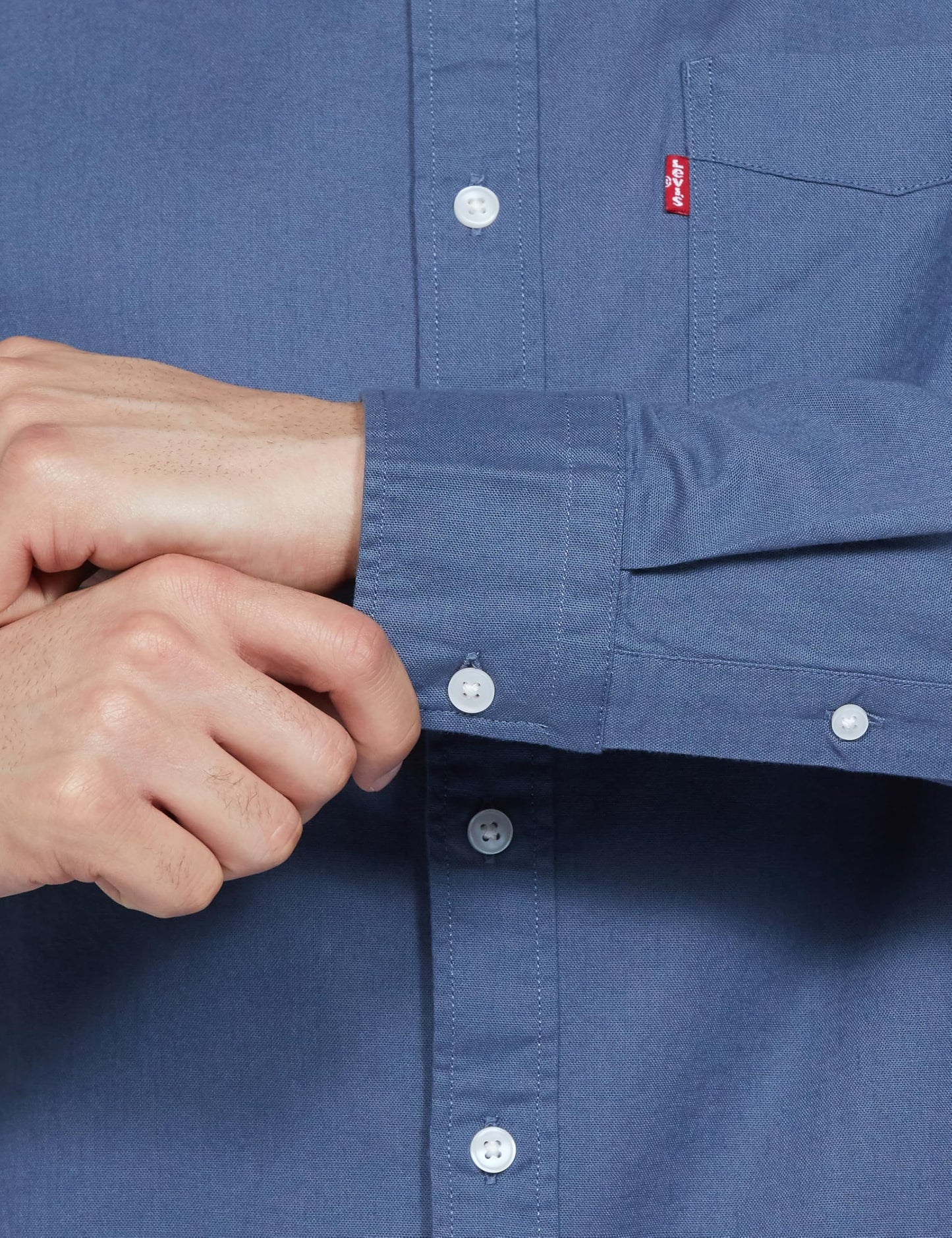 Levi's Men's Slim Fit Shirt (32907-0518_Navy