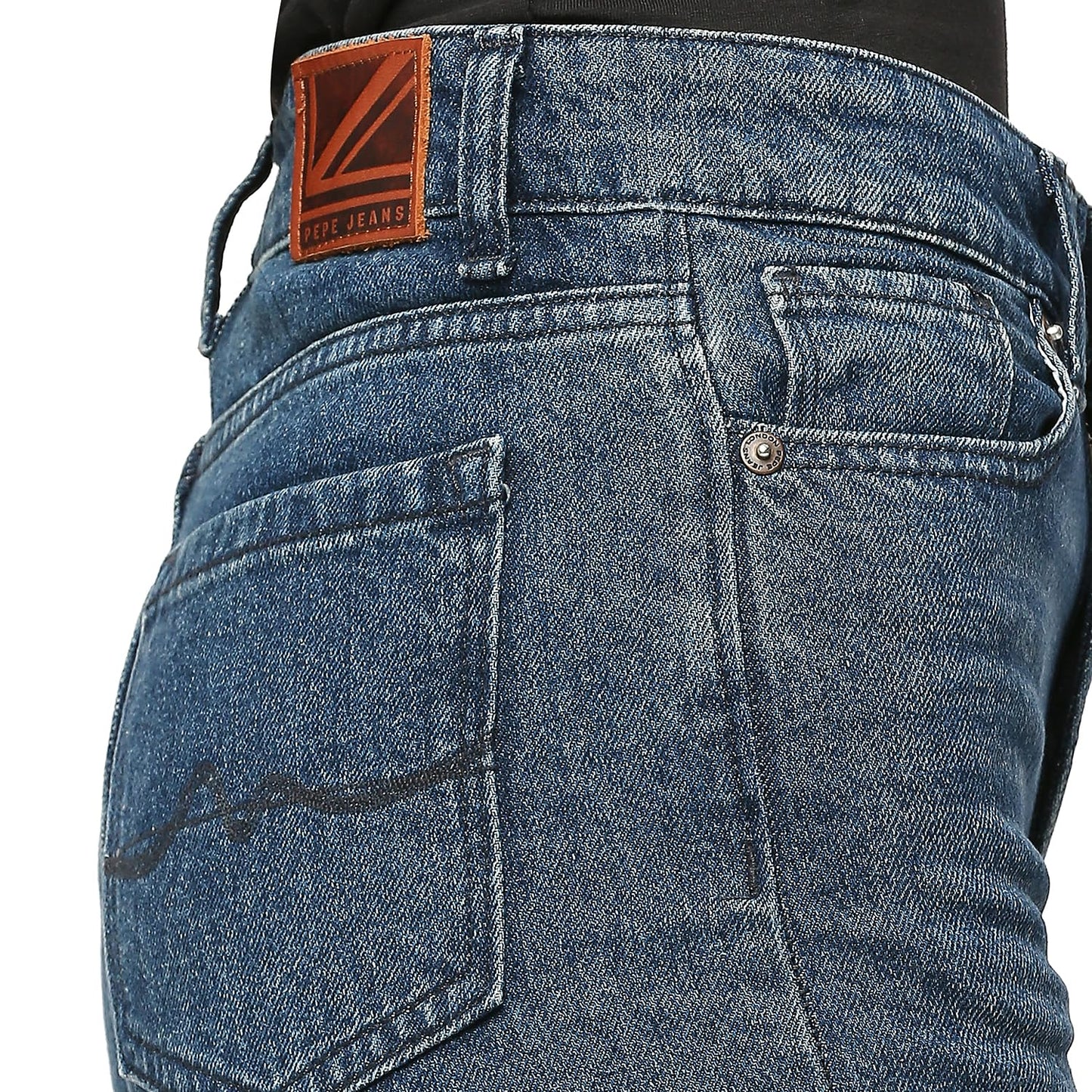 Pepe Jeans Women's High Rise Wide Leg Fit Jeans