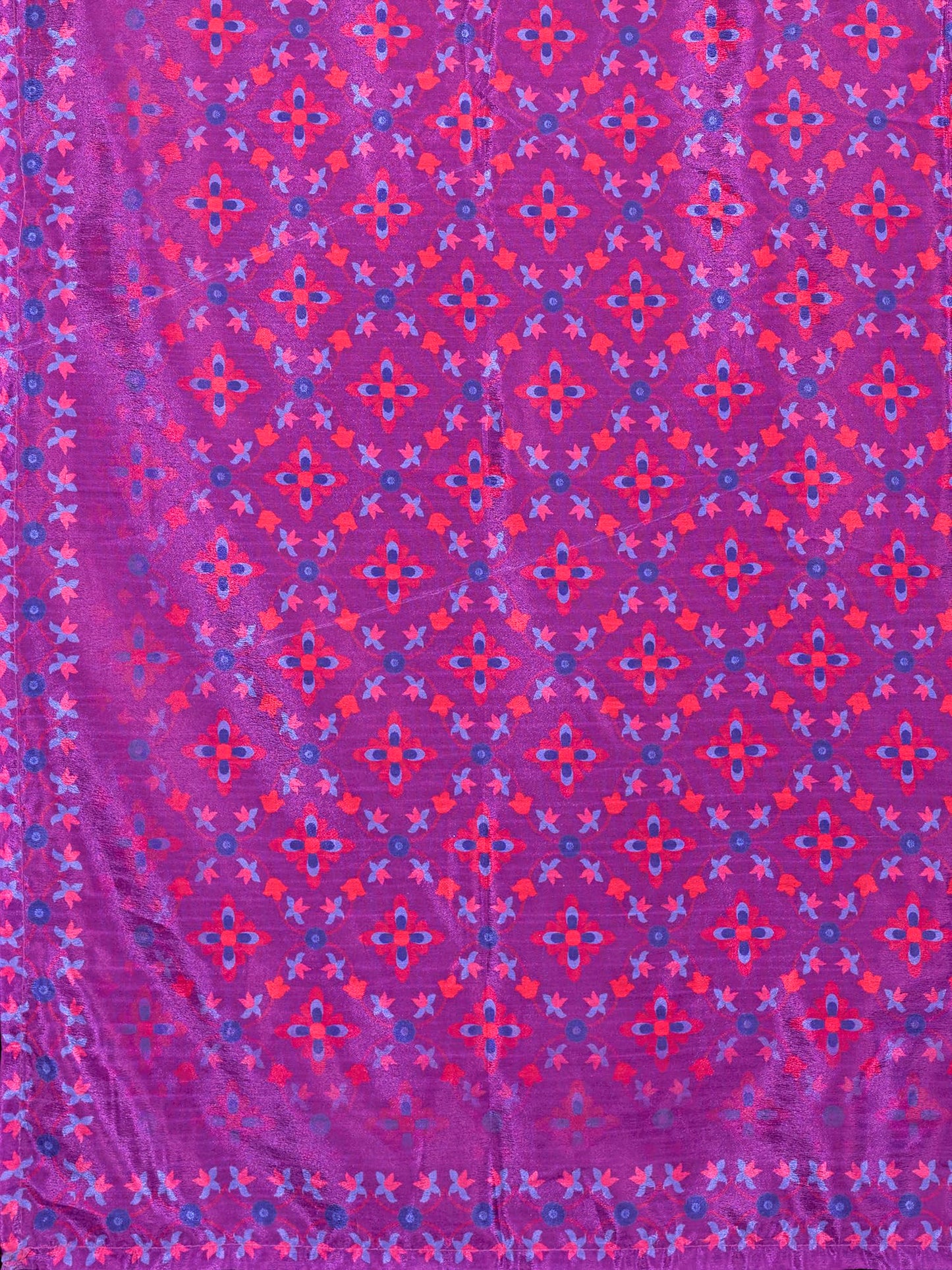 PURVAJA Women's Chinon/Art Silk Semi-Stitched Lehenga choli (Hiya-Lilac_Free Size)