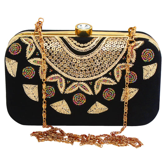 MaFs Black Women clutches For Weddings