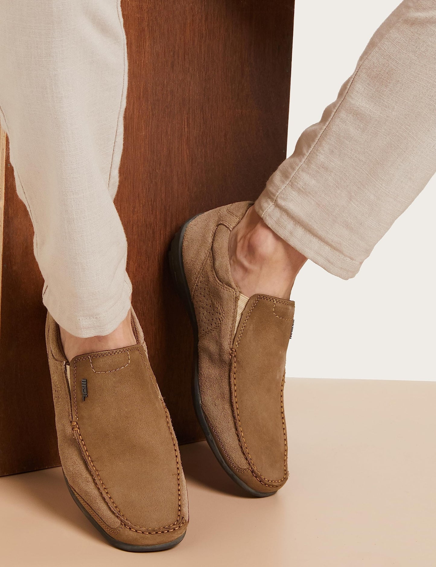 Woodland Mens OGC 3884121 Dubai Khaki Loafer - 8 UK (42 EU) (OGC 3884121)