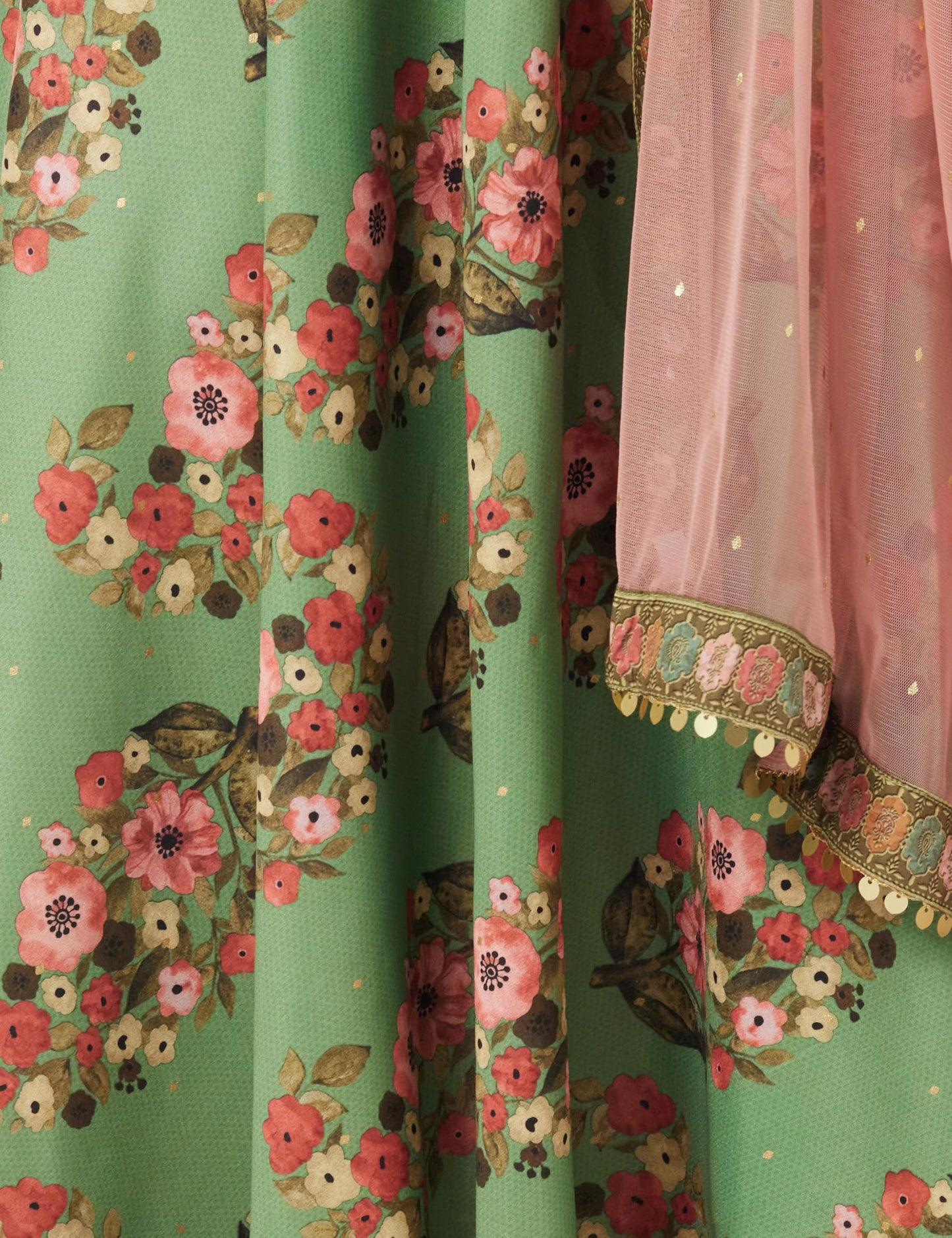 Ahalyaa Women's Polyester Readymade Lehenga Choli (AHBLSKDU-COMBO-853L)